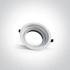 Луна за вграждане One Light 11110N/W GU10 AR111 WHITE ROUND RECESSED LAMP - Image 2