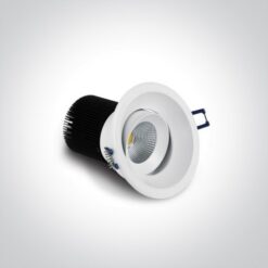 LED луна за вграждане One Light 11112TA/W/W 12W 3000K WHITE ROUND - Image 2