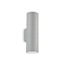 Сив аплик Ideal Lux Gun за градина и двор