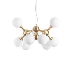 Пендел IDEAL LUX 241036 NODI SP9 OTTONE SATINATO