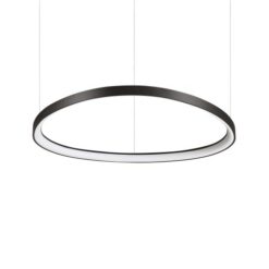 Черен LED пендел Ideal Lux Gemini 247281 за трапезария