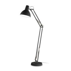 Черен лампион Ideal Lux Wally 265292 за четене