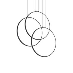 Черен LED пендел Ideal Lux Frame 269337 за кухня
