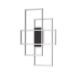 Черен LED плафон Ideal Lux Frame 270661 за проходни зони