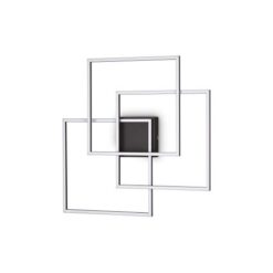 Черен LED плафон Ideal Lux Frame 270678 за коридор