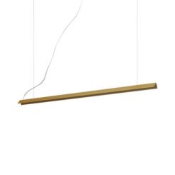 Месинг LED пендел Ideal Lux Line 275383 за трапезария