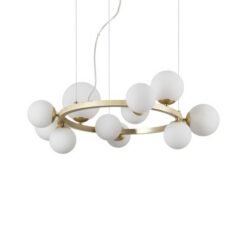Месинг пендел Ideal Lux Perlage 283807 над кухненски остров