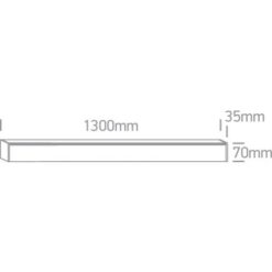 LED линейно осветително тяло One Light 38150B/B/C 40W 4000K LINEAR LED LAMP - Image 2