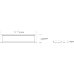 LED линейно осветително тяло One Light 38248M/W/C 48W 4000K LINEAR LED LAMP - Image 2