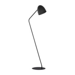 Черен лампион TK LIGHTING Soho 5037 за ъгъл в дневна
