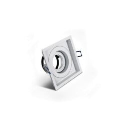 Луна за вграждане One Light 51105N/W White Square Recessed Lamp - Image 2