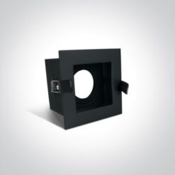 Луна за вграждане One Light 51105TA/B Black Square Recessed Lamp - Image 2