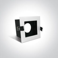Луна за вграждане One Light 51105TA/W White Square Recessed Lamp - Image 2