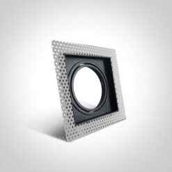Луна за вграждане One Light 51110ATR/B GU10 AR111 TRIMLESS BLACK SQUARE RECESSED LAMP - Image 2