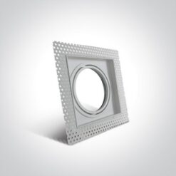 Луна за вграждане One Light 51110ATR/W GU10 AR111 TRIMLESS WHITE SQUARE RECESSED LAMP - Image 2