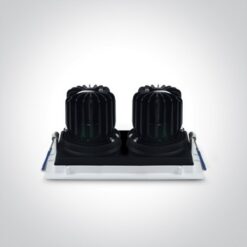 LED луна за вграждане One Light 51212E/W/W 12W 3000K IP44 WHITE RECTANGULAR - Image 2