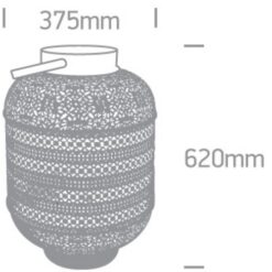 Настолна лампа One Light 61050B ORIENTAL TABLE LAMP - Image 2