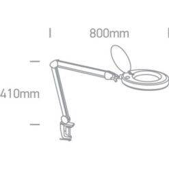 LED настолна лампа за козметични салони One Light 61066/W 8W 6000K TABLE LAMP FOR BEAUTY SALONS - Image 2
