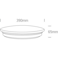 Плафон ONE LIGHT 62026B/W 24W 3000K ROUND LAMP - Image 2