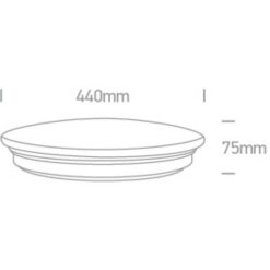 Плафон ONE LIGHT 62026C/W 30W 3000K ROUND LAMP - Image 2