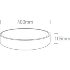 Плафон ONE LIGHT 62125D/W/W 25W 3000K ROUND LAMP - Image 2