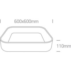 Плафон ONE LIGHT 62142NA/W/W 50W 3000K SQUARE LAMP - Image 2