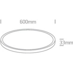 LED панел за външен монтаж One Light 62152/W/W 40W 3000K ROUND CEILING LAMP - Image 2