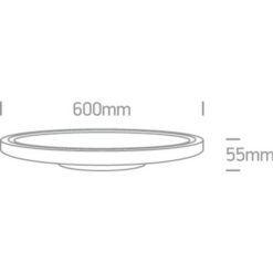 Плафон ONE LIGHT 62160FB/B/C 60W 4000K ROUND LED LAMP - Image 2