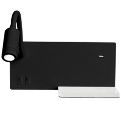LED аплик с ключ и USB изход MILAGRO ML6344 SHELF