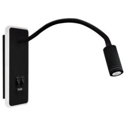 LED аплик с ключ и USB изход MILAGRO ML63500 BASE