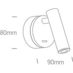 LED аплик One Light 65738/W/W 3W 3000K WHITE READING WALL LAMP - Image 2