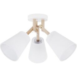 Бял плафон TK LIGHTING Vaio за баня