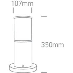 Градински стълб One Light 67100/AN ANTHRACITE IP54 BOLLARD LAMP - Image 2