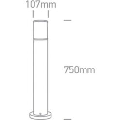 Градински стълб One Light 67102/AN ANTHRACITE IP54 BOLLARD LAMP - Image 2