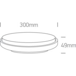 LED фасаден плафон One Light 67363/AN/W 30W 3000K IP54 ROUND FACADE CEILING LAMP - Image 2