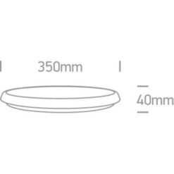 LED фасаден плафон One Light 67370/W/C 25W 4000K IP54 ROUND FACADE CEILING LAMP - Image 2