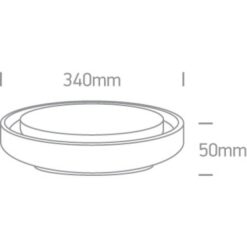LED фасаден плафон One Light 67384/AN/W 30W 3000K IP54 ROUND FACADE CEILING LAMP - Image 2