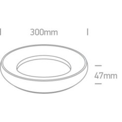 Плафон ONE LIGHT 67402/W/W 25W 3000K ROUND LED LAMP - Image 2