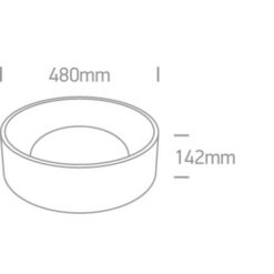Плафон ONE LIGHT 67452/B/W 30W 3000K ROUND LED LAMP - Image 2