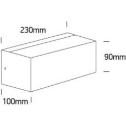 Фасаден аплик One Light 67518/AN ANTHRACITE IP65 FACADE WALL LAMP - Image 2