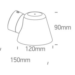 Фасаден аплик One Light 67534A/AN ANTHRACITE IP65 FACADE WALL LAMP - Image 2