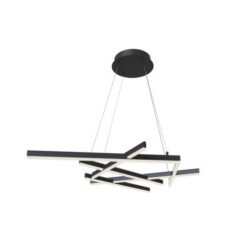 Черен полилей MAYTONI Mod016pl-l75b за хол или трапезария