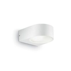 Бял аплик Ideal Lux Iko за външно осветление