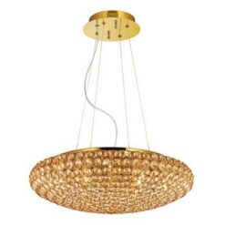 Златен пендел Ideal Lux King 088020 за трапезна маса