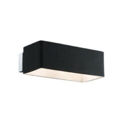 Черен аплик Ideal Lux Box за спалня