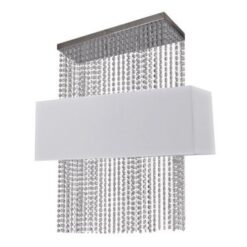 Бял пендел Ideal Lux Phoenix за трапезария