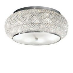 Хром плафон Ideal Lux Pasha 100746 за баня