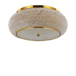 Златен плафон Ideal Lux Pasha 165004 за антре