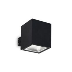 Черен аплик Ideal Lux Snif 123080 за екстериорно осветление