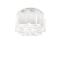 Бял плафон Ideal Lux Compo 125510 за антре